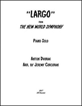 Largo from The New World Symphony piano sheet music cover